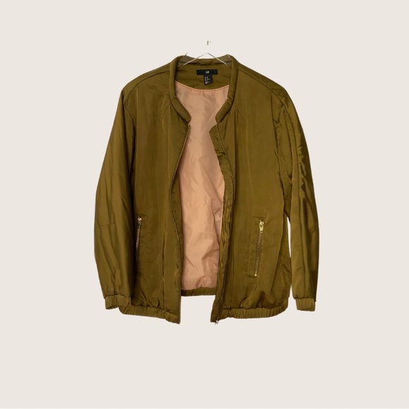 H+M Satin effect Jacket Sz. 12 - Picture 2 of 4